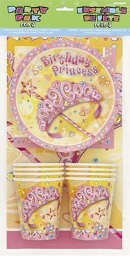 Zestaw urodzinowy  Birthday Princess na 8 osób.