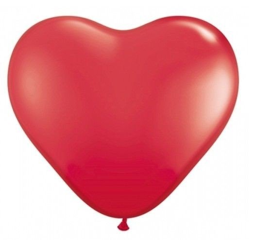 Balony lateksowe, czerwone serca 10szt./op.